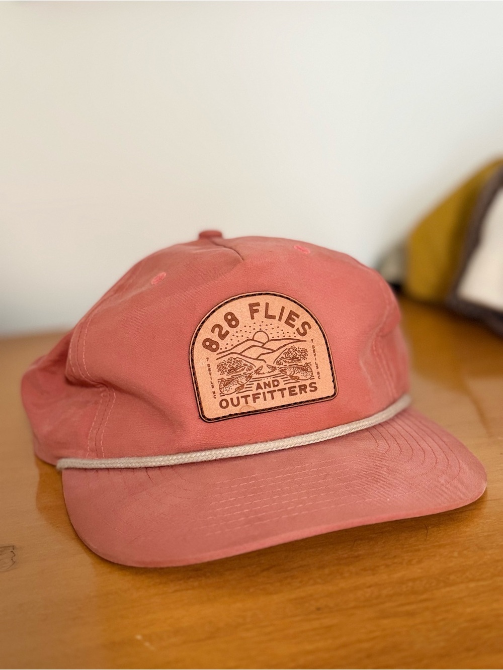 828 Flies & Outfitters Leather Patch Hat